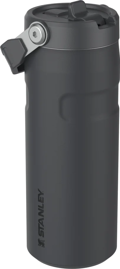 IceFlow Flip Straw Flasche 0.47l black 2.0