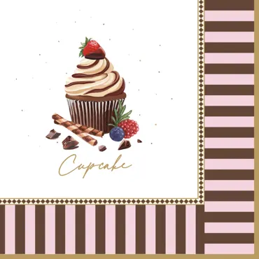 Servietten 20 Stk. Sweet Moments 33x33