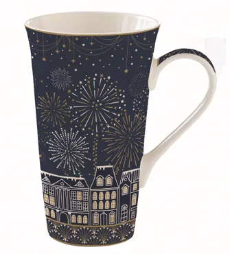 Midnight Kaffeebecher 600ml Porzellan