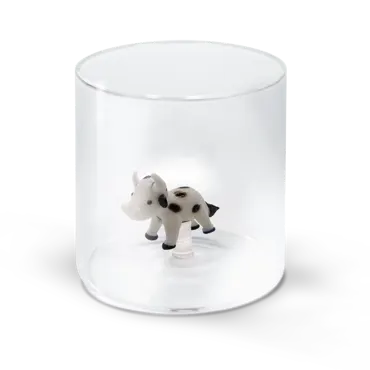 Glas aus Borosilikat 250ml Kuh