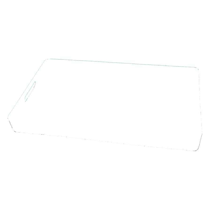 Tablett rechteckig 40x24cm Ente