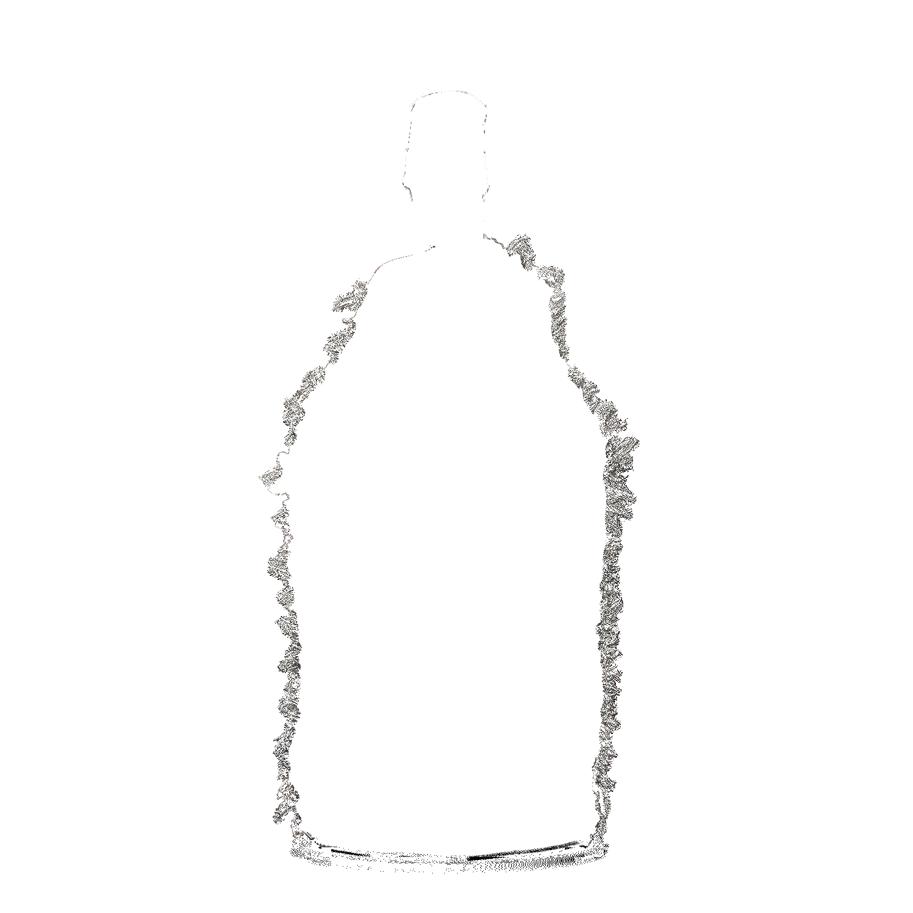 Flaschenkühler mit Wolle schwarz