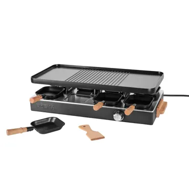 Party Raclette für 8 Personen 53.4x26cm H14.5cm Buche