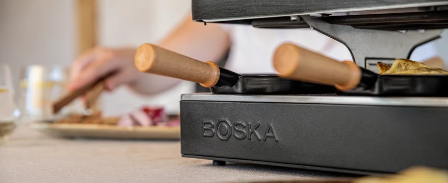 Party Raclette für 8 Personen 53.4x26cm H14.5cm Buche