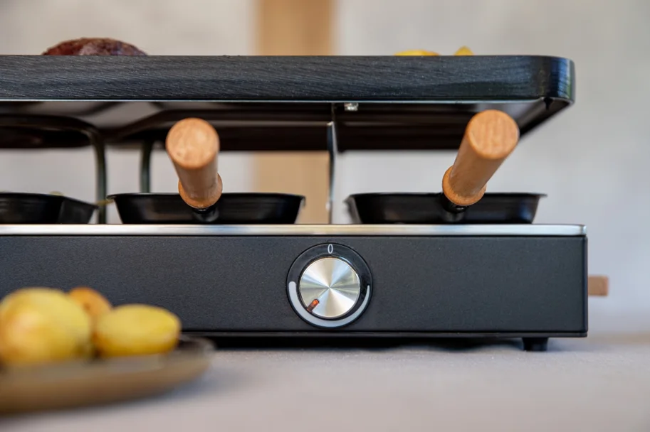 Party Raclette für 8 Personen 53.4x26cm H14.5cm Buche
