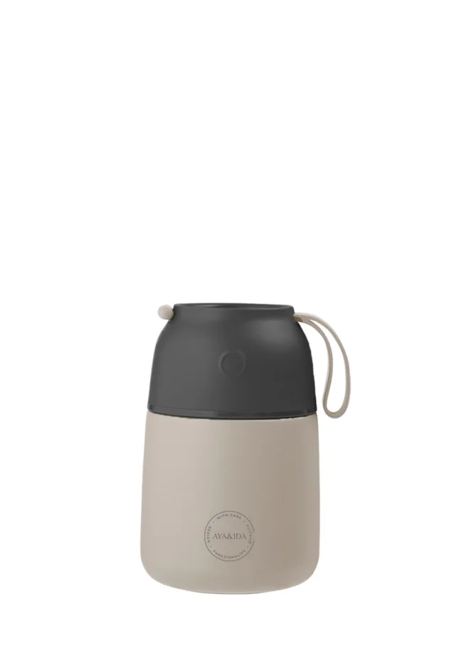 Food'ie Lunch Box 500ml Cream Beige