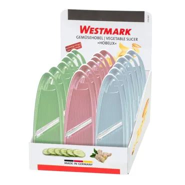 Display Hobelix 18Stk. Gemüsehobel rosa, mint, blau