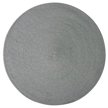 Tischset Circle rund Ø 38 cm grau