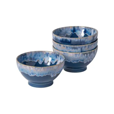 4er Set Latte Bowls Schale 550ml D14.5cm H8cm denim