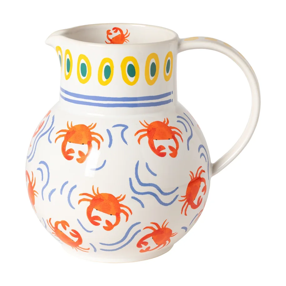 Summer Bliss Pitcher Krabbe 5.95l 28.6x22.4cm H26.8cm