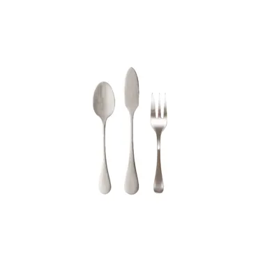 Antigo Aperó-Besteckset 3tlg D10.3cm H5cm silber matt