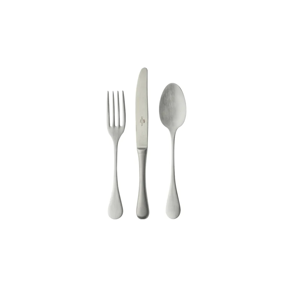 Antigo Dessert-Besteckset 18tlg silber matt