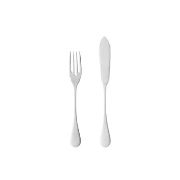 Antigo Fisch-Besteckset 12tlg silber matt