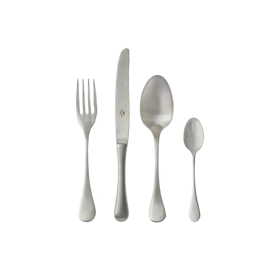 Antigo Ess-Besteckset 24tlg silber matt