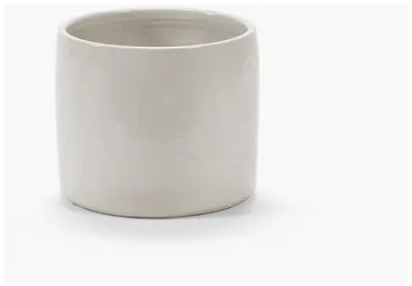 Flower Pot Vase D15cm H12cm weiss Terracotta