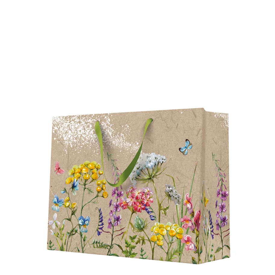 Geschenktüte Horizontal Meadow Flowers