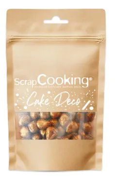 Kuchendeko Haselnüsse goldfarben 50g