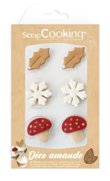 Marzipandekor Winter gemischt 15g