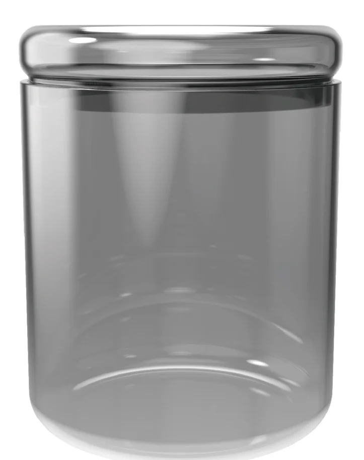 Vorratsglas grau 500ml