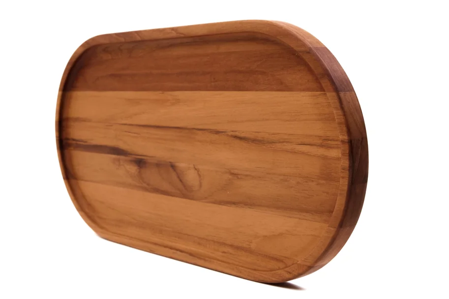 Essential Serviertablett oval L 40x20x2cm mit Rand