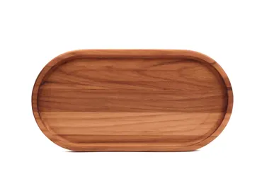 Essential Serviertablett oval M 35x18x2cm mit Rand