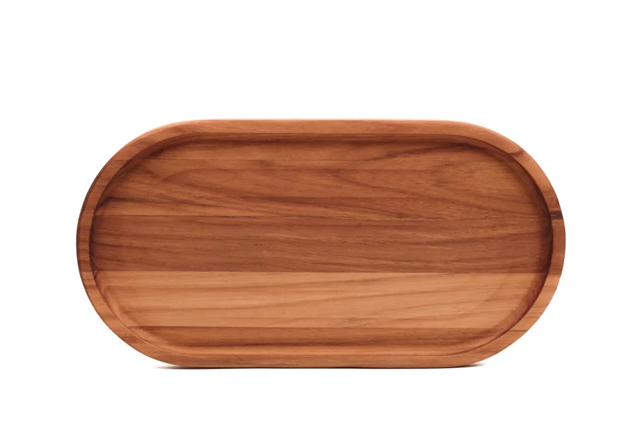 Essential Serviertablett oval M 35x18x2cm mit Rand