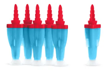 6er Set Eisform Rakete