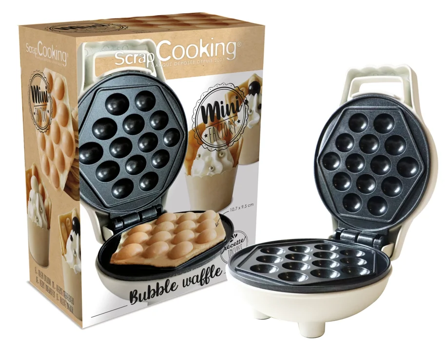 Waffeleisen Mini Bubble-Waffel Factory