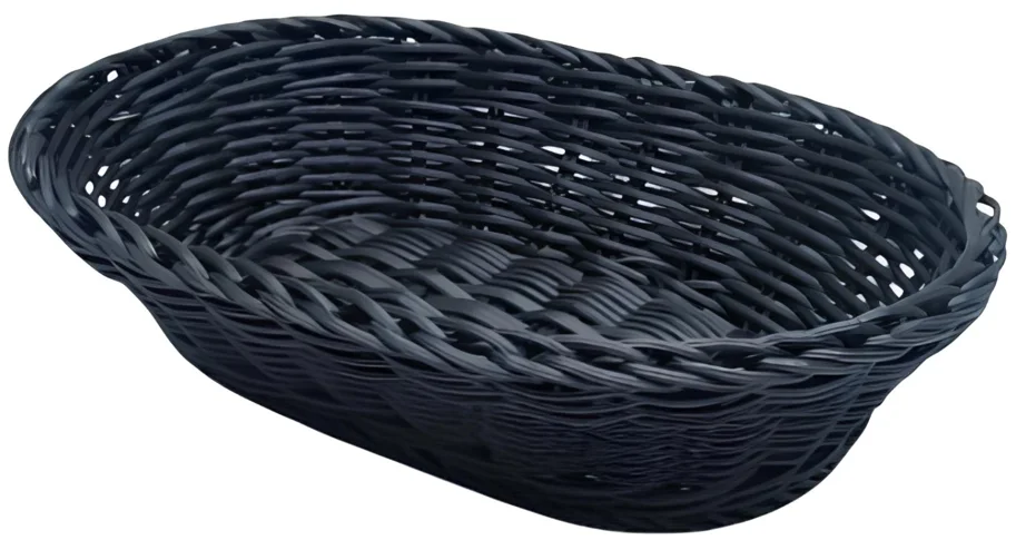 Brotkorb oval 30x21x7cm dunkelbraun