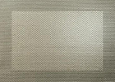 PVC Tischset gewebtem Rand 33x46cm metallic bronze