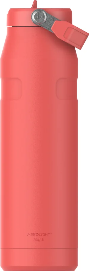 IceFlow Flip Straw Flasche 1.06l hot coral