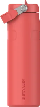 IceFlow Flip Straw Flasche 0.7l hot coral