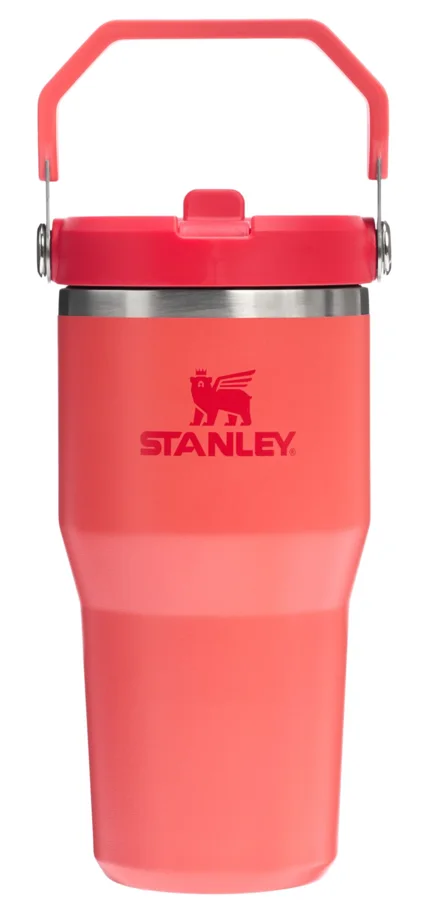 IceFlow Flip Straw Becher 0.6l hot coral