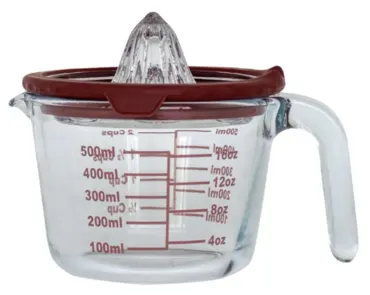 Messbecher mit Entsafter 500ml H11.3cm braun