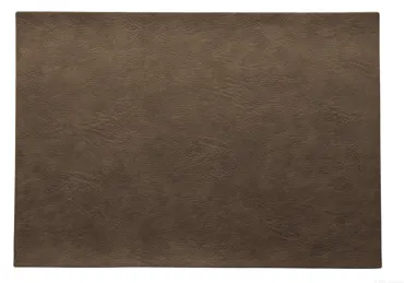 PU Tischset Veganleder 33x46cm nougat