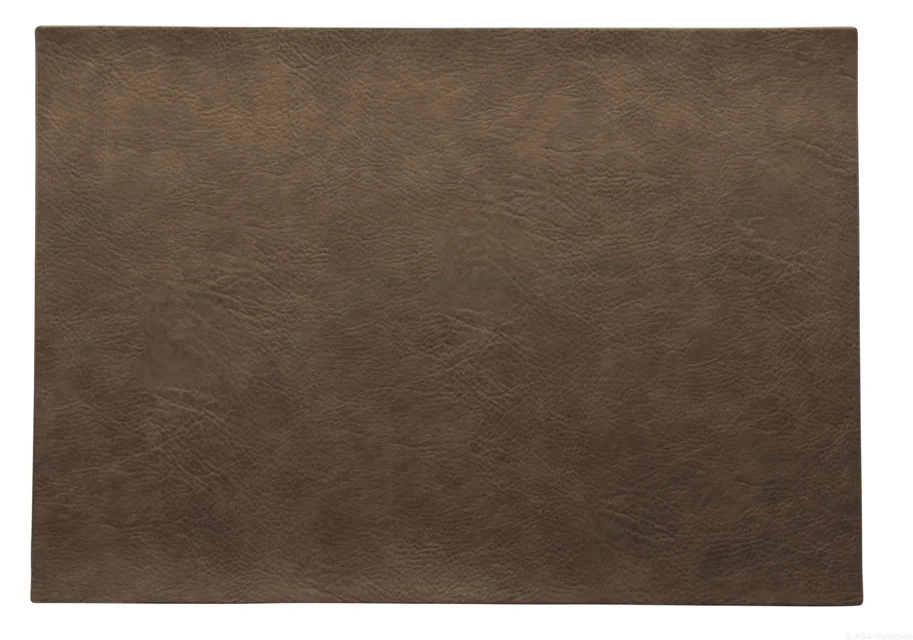 PU Tischset Veganleder 33x46cm nougat