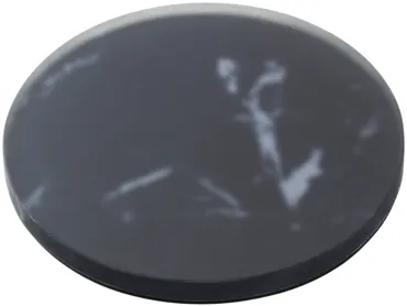 IBR Tablett rund D17cm für Etagere Nacryl schwarz marmoropt.