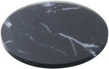 IBR Tablett rund D21cm für Etagere XL Nacryl schwarz marmor
