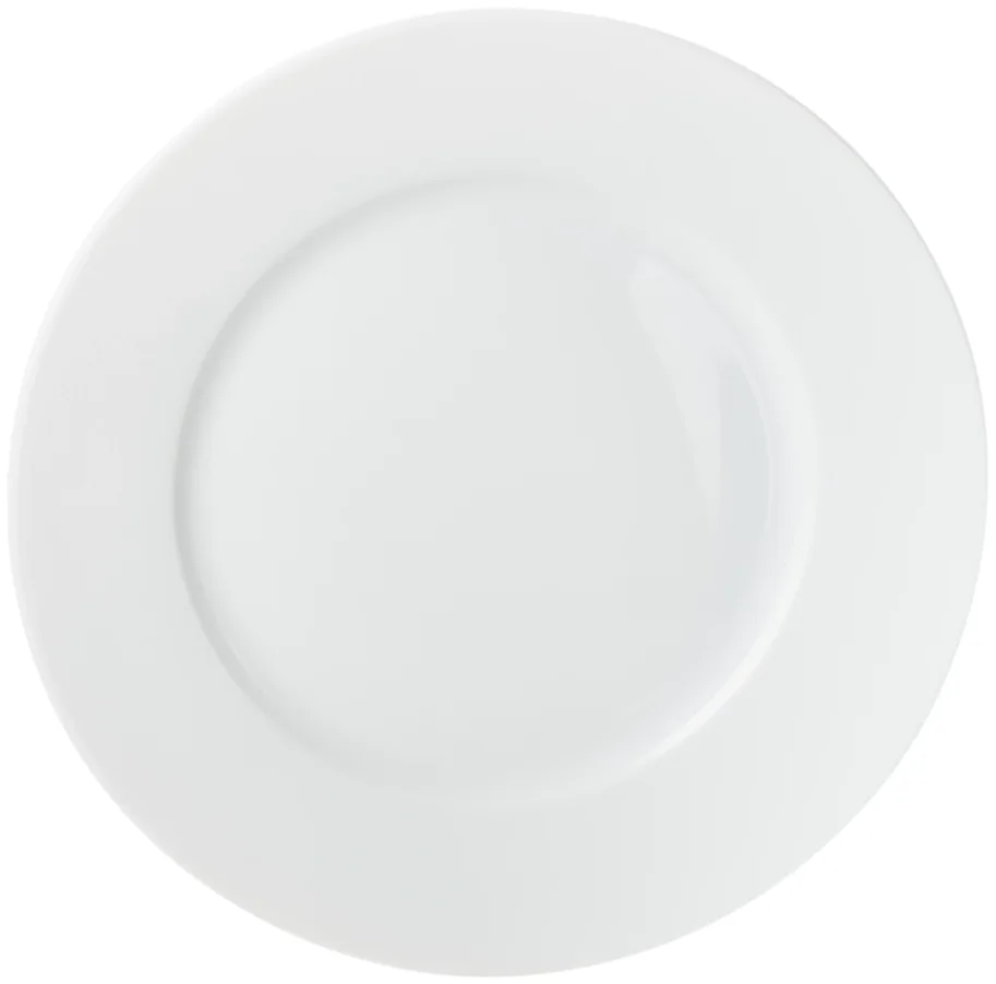 Page Blachen Teller flach D27.5cm H3cm weiss