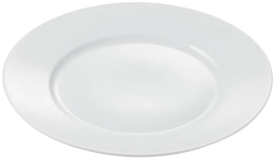 Page Blachen Teller flach D27.5cm H3cm weiss