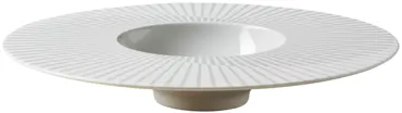 Sphere Teller 180ml D30.5cm H5cm alabaster weiss meteor