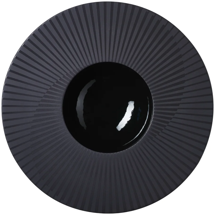 Sphere Teller 180ml D30.5cm H5cm brilliant schwarz meteor