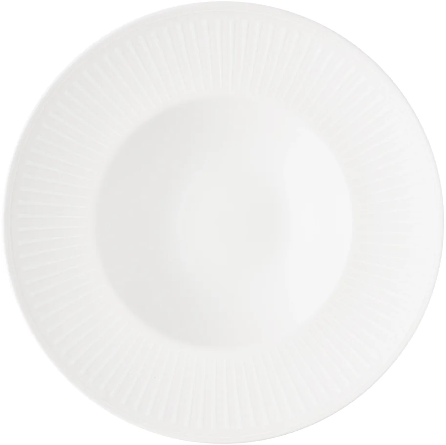 Era White Schüssel mit breiter Fahne D24cm
