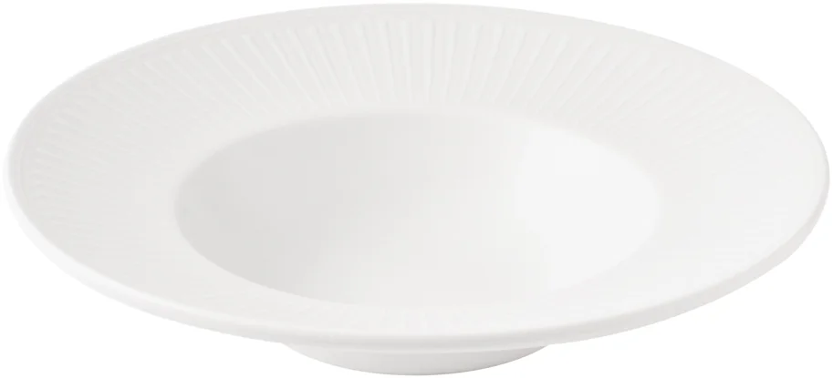 Era White Schüssel mit breiter Fahne D24cm