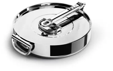 Space Steel Stielkasserolle D28cm Edelstahl Klappgriff