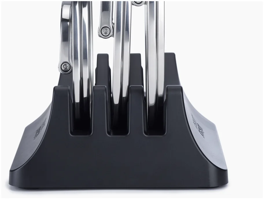3er Set Space Steel Stielkasserolle Klappgriff 15+19+23cm