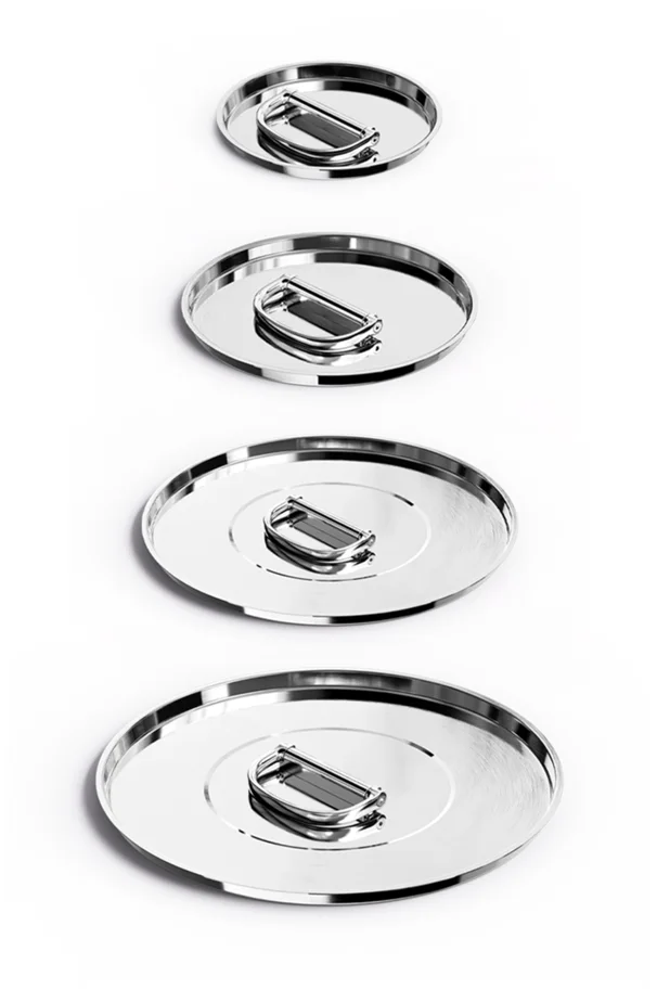 6er Set Space Steel Pfannenset Klappgr. 15+19+20+24+28+25cm