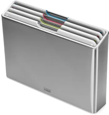 Folio Schneidbrett 4tlg. farbkodiert Edelstahl