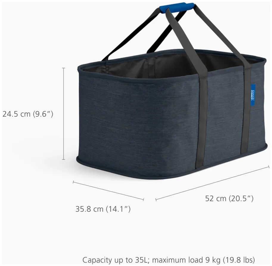 Hold-All Wäschekorb faltbar 35l carbon black