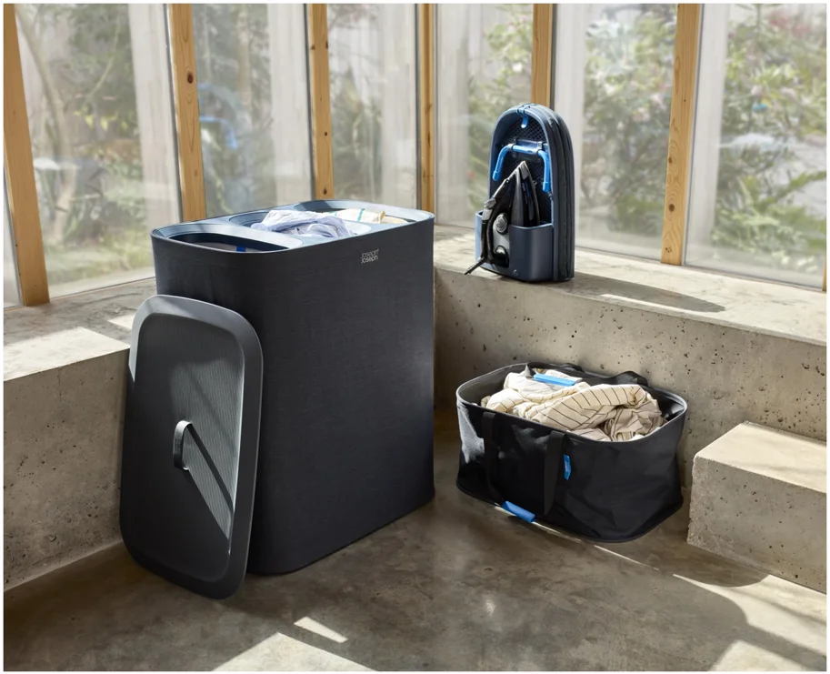 Hold-All Wäschekorb faltbar 35l carbon black